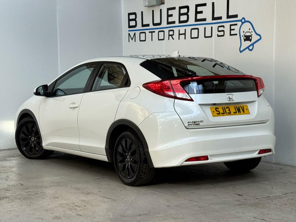 Honda Civic 1.8 I-vtec Es Euro 5 Ss White #4
