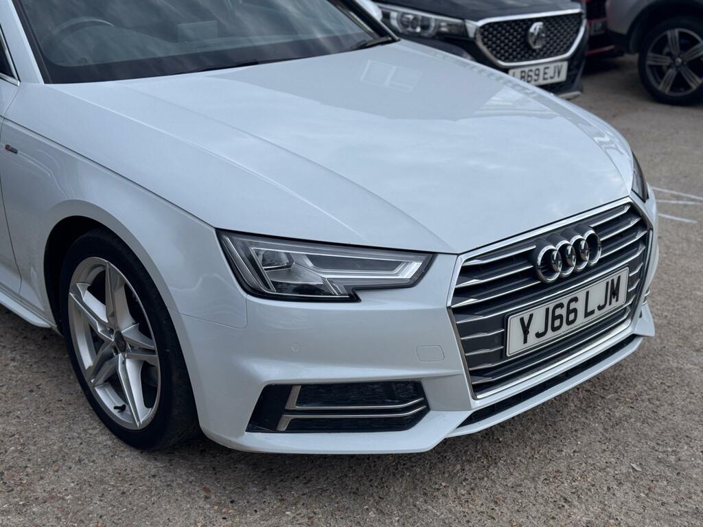 Audi A4 Avant 2.0 Tdi S Line S Tronic Euro 6 Ss YJ66LJM White #2