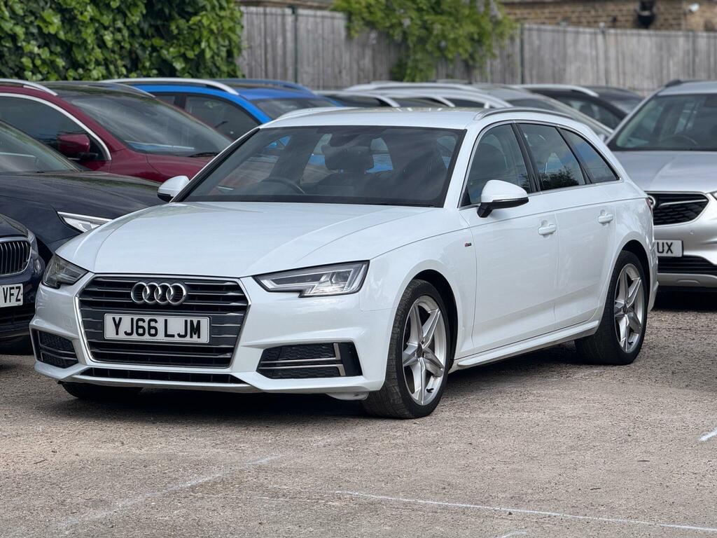 Audi A4 Avant 2.0 Tdi S Line S Tronic Euro 6 Ss White