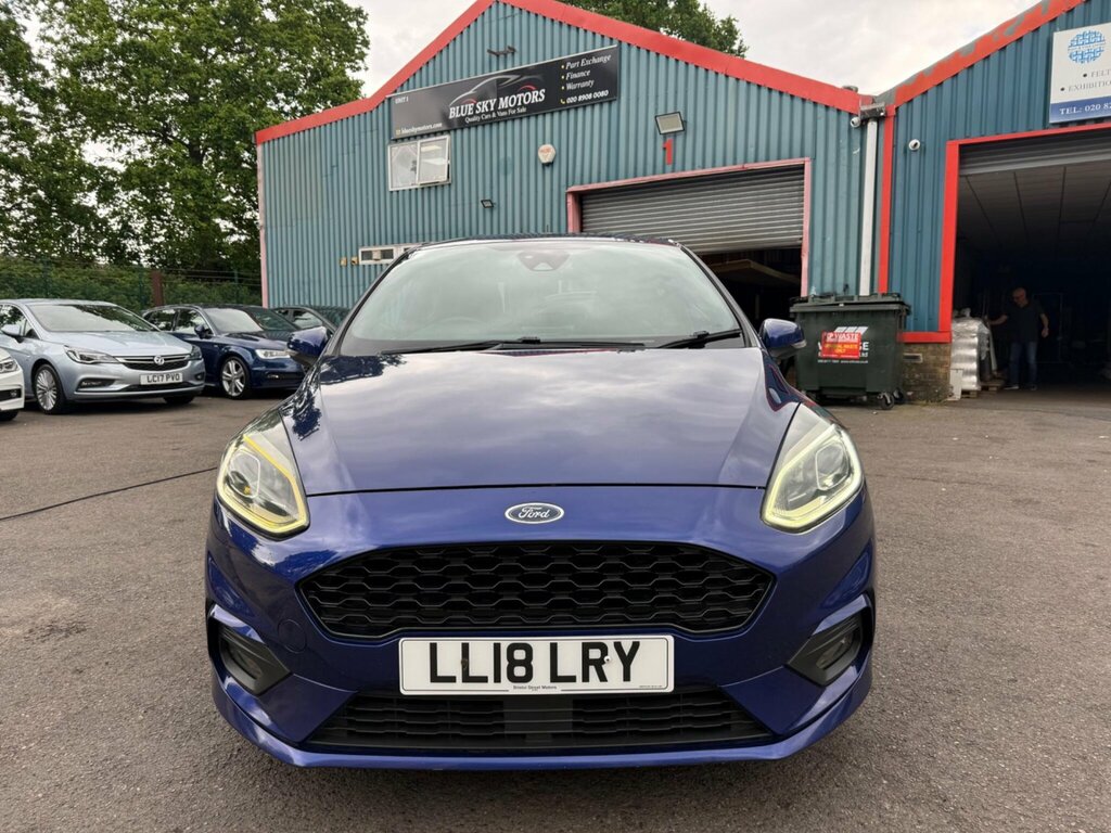 Ford Fiesta 1.0T Ecoboost St-line X Euro 6 Ss LL18LRY Blue #2