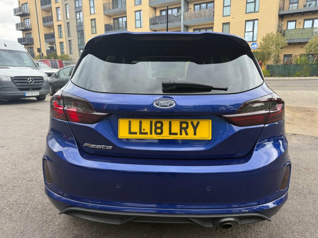 Ford Fiesta 1.0T Ecoboost St-line X Euro 6 Ss LL18LRY Blue #4