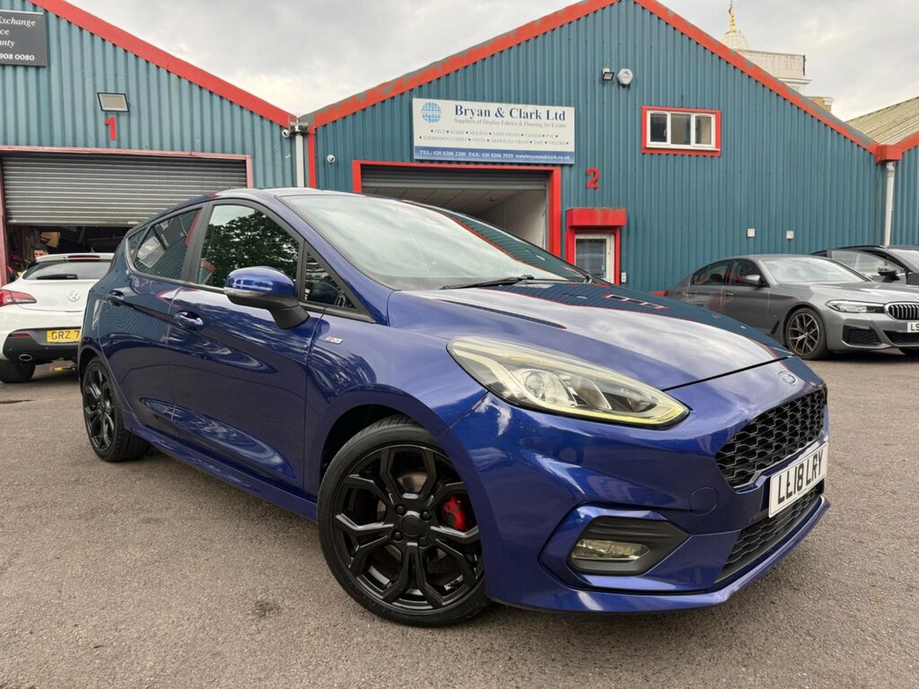 Ford Fiesta 1.0T Ecoboost St-line X Euro 6 Ss LL18LRY Blue #3