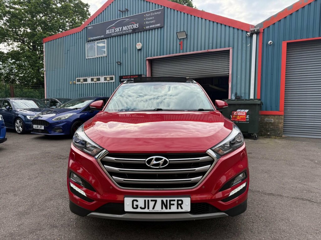 Hyundai Tucson 2.0 Crdi Premium Se 4Wd Euro 6 Red #2