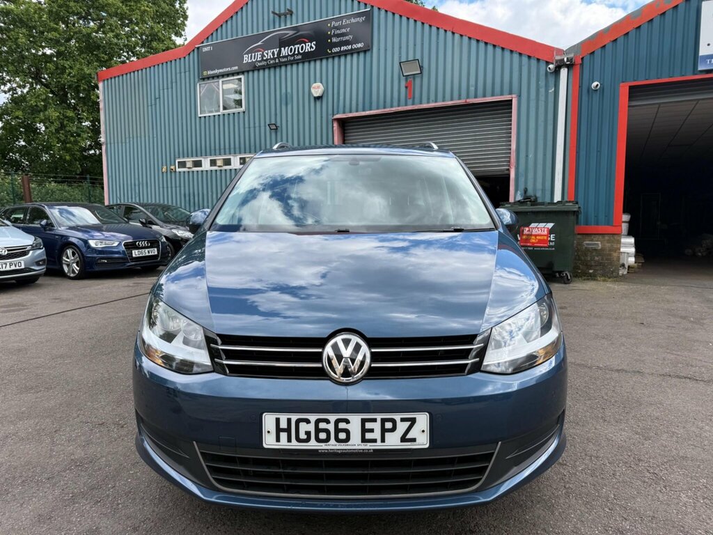 Volkswagen Sharan 2.0 Tdi Bluemotion Tech Se Nav Dsg Euro 6 Ss Blue #2