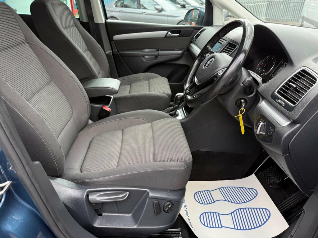 Volkswagen Sharan 2.0 Tdi Bluemotion Tech Se Nav Dsg Euro 6 Ss Blue #6