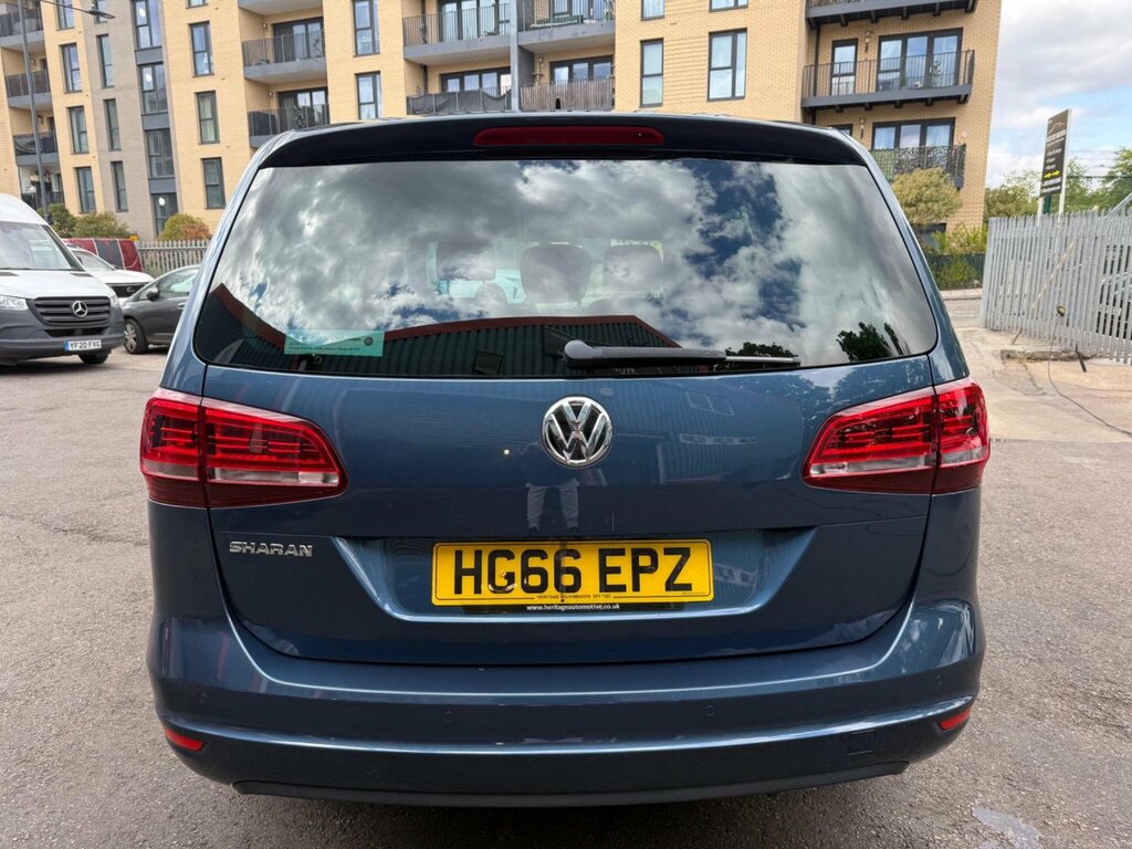 Volkswagen Sharan 2.0 Tdi Bluemotion Tech Se Nav Dsg Euro 6 Ss Blue #4