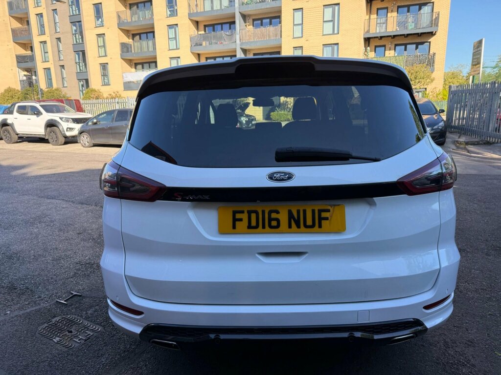 Ford S-Max 2.0 Tdci Titanium Sport Powershift Euro 6 Ss FD16NUF White #4