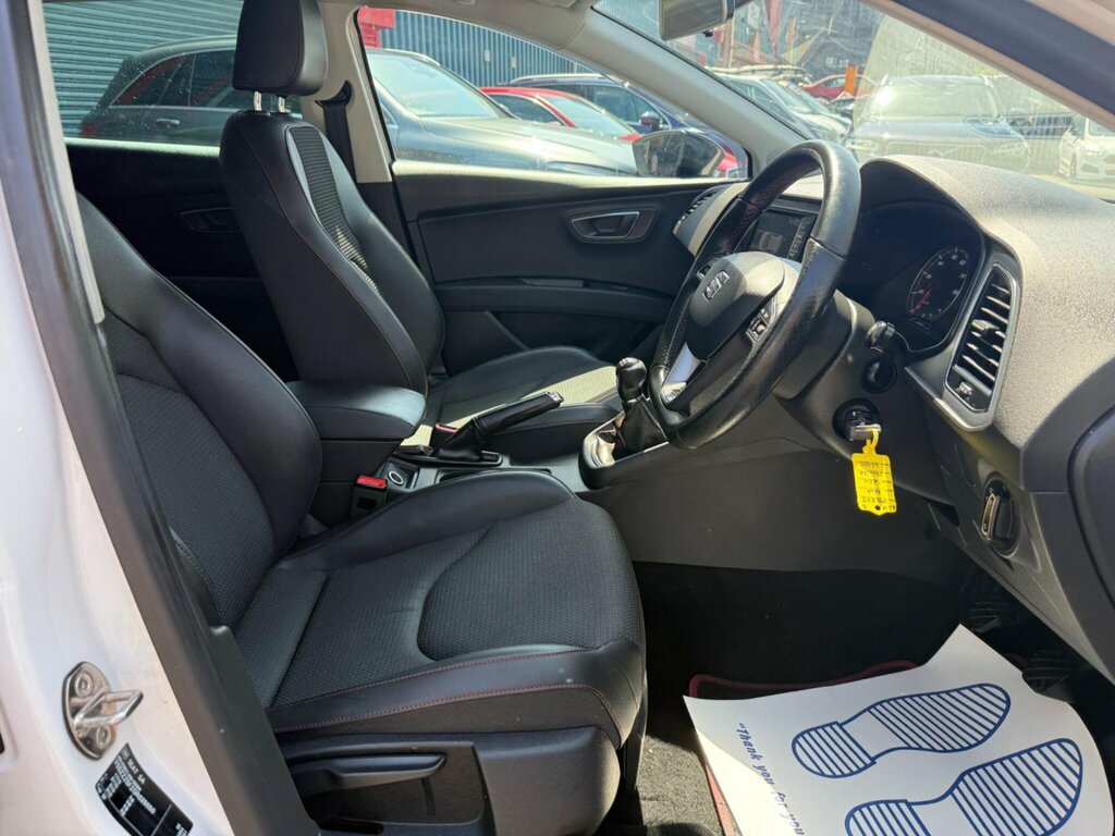 Seat Leon 1.4 Tsi Fr Black Technology Euro 6 Ss YT16ZVJ White #6
