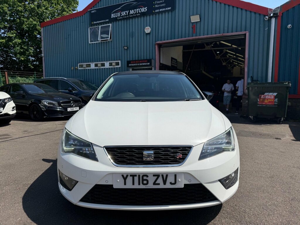 Seat Leon 1.4 Tsi Fr Black Technology Euro 6 Ss YT16ZVJ White #2