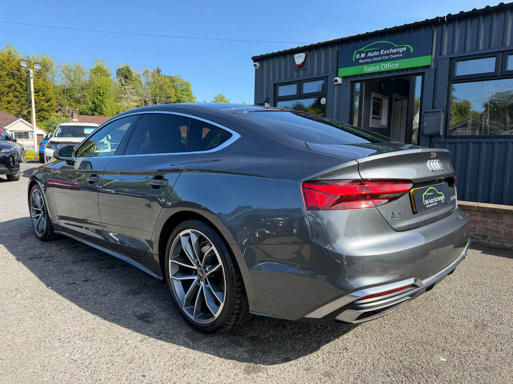 Audi A5 35 Tdi S Line S Tronic YD23DMF Grey #5