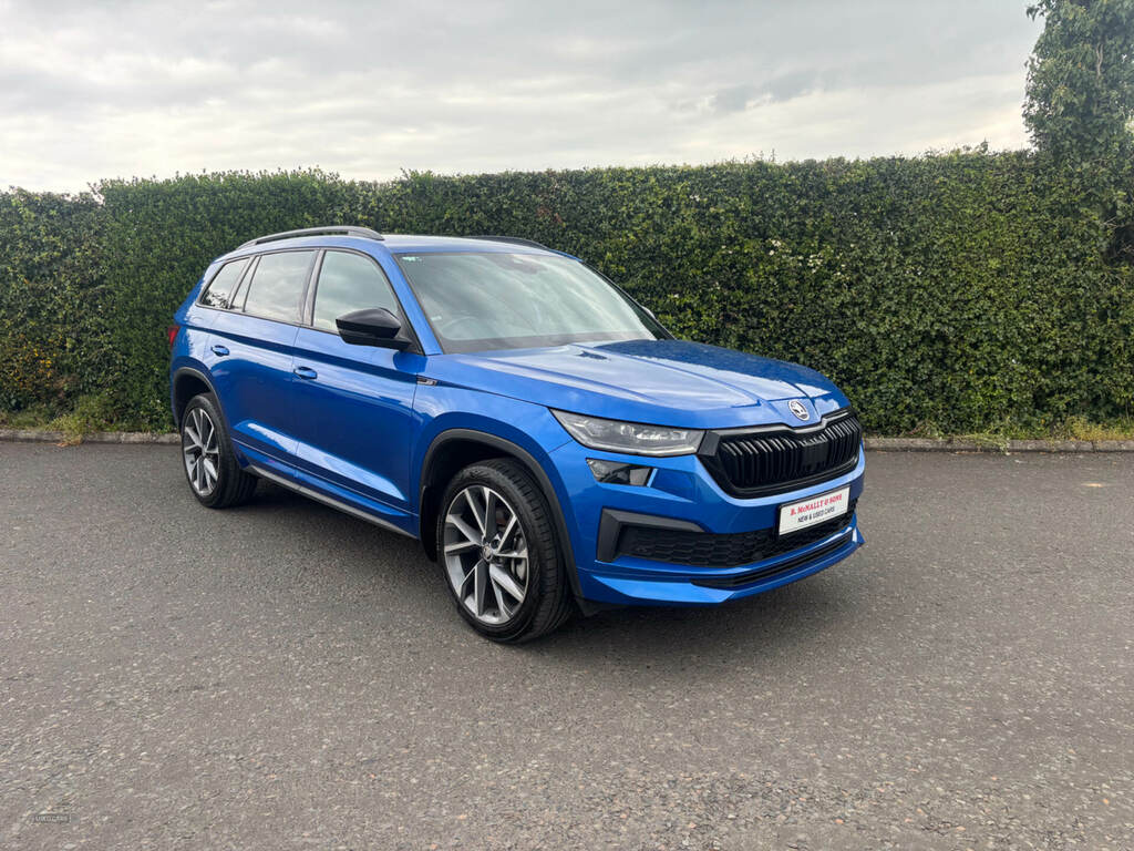 Skoda Kodiaq 2.0 Tdi 200 Sport Line 4X4 Dsg 7 Seat Blue