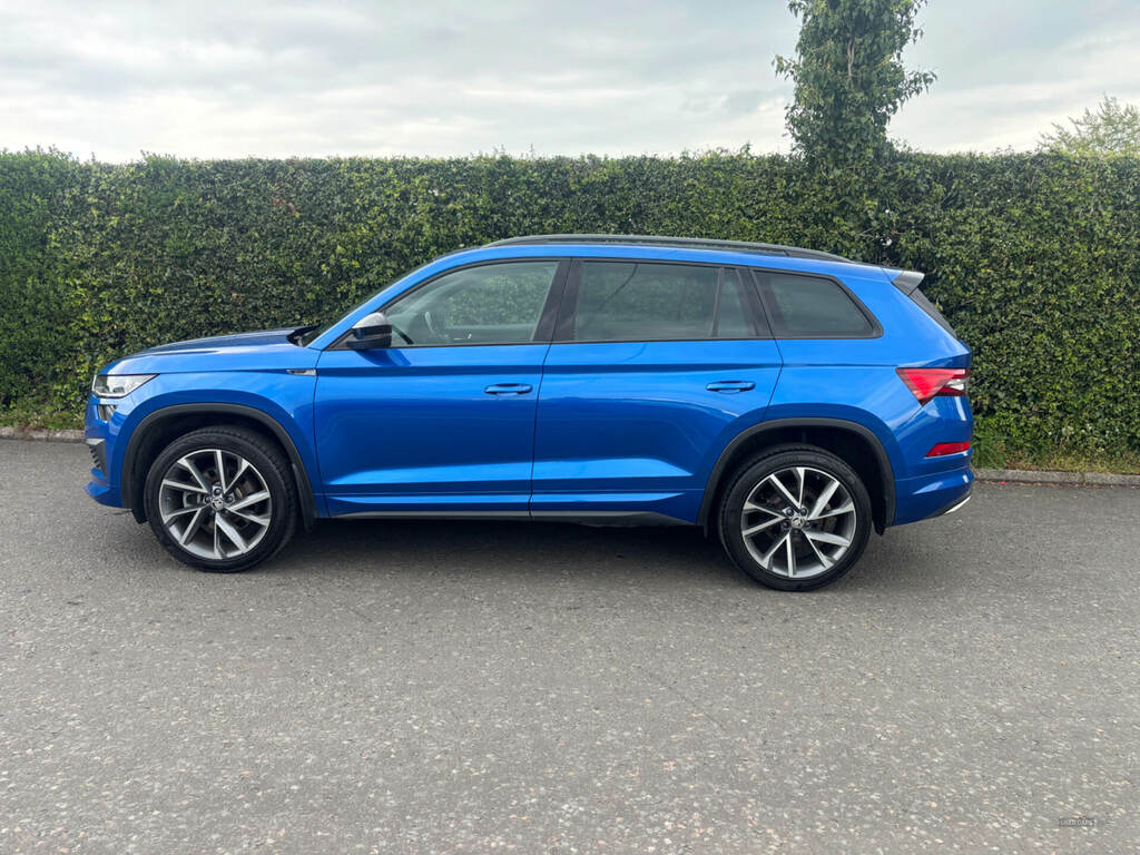 Skoda Kodiaq 2.0 Tdi 200 Sport Line 4X4 Dsg 7 Seat GSZ5499 Blue #3