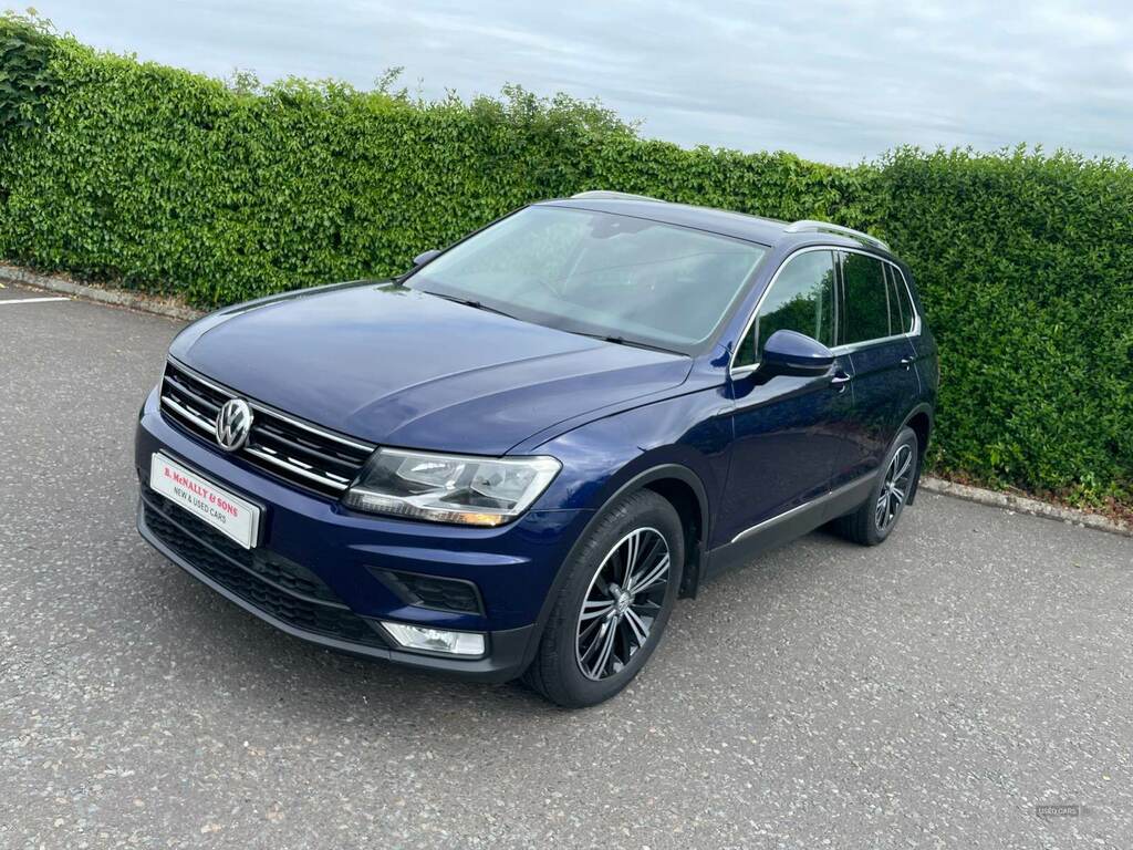Volkswagen Tiguan 2.0 Tdi 150 Se Nav Dsg AYZ8483 Blue #2