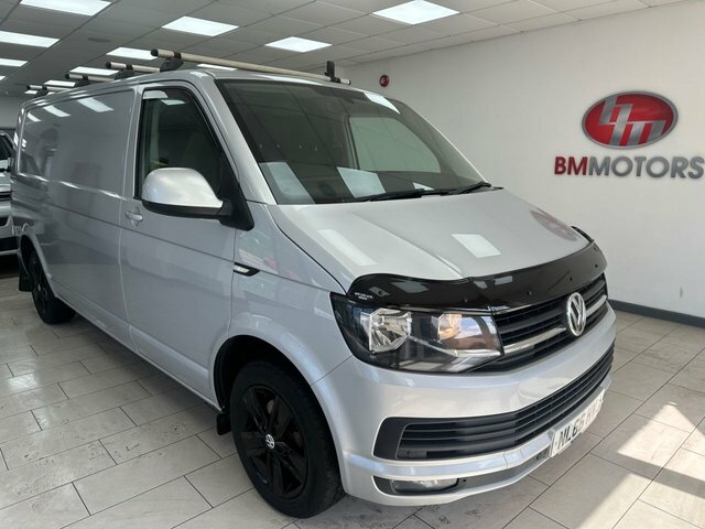 Volkswagen Transporter 2.0 Tdi T32 Bluemotion Tech Highline Panel Van NL66HVJ Silver #3