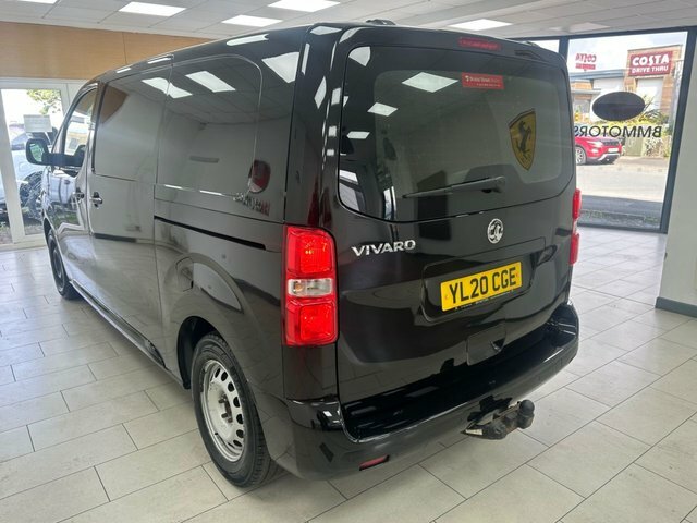 Vauxhall Vivaro 1.5 Turbo D 2700 Sportive Panel Van Man YL20CGE Black #6