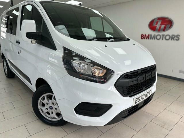 Ford Transit Custom 2.0 300 Ecoblue Leader Crew Van 6 Seats Man White