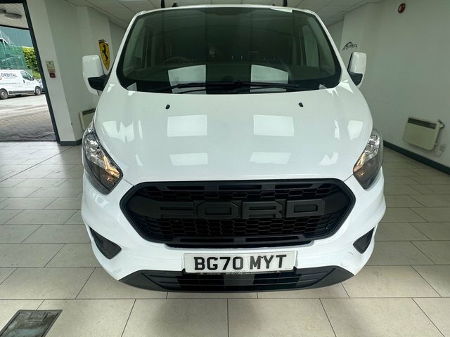 Ford Transit Custom 2.0 300 Ecoblue Leader Crew Van 6 Seats Man BG70MYT White #5