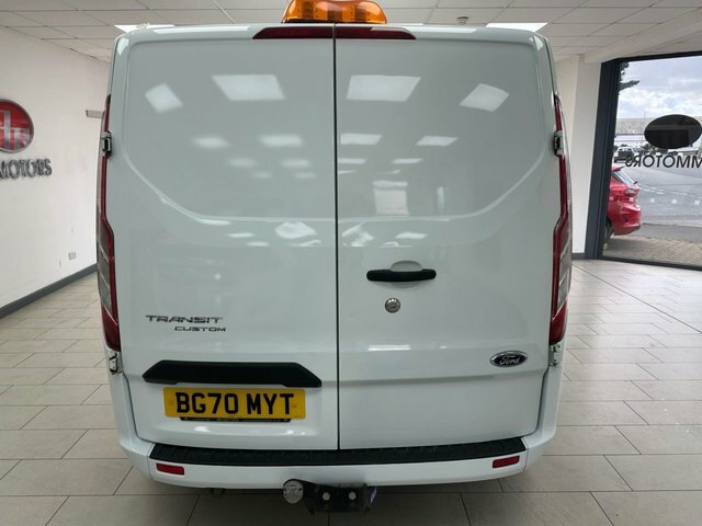 Ford Transit Custom 2.0 300 Ecoblue Leader Crew Van 6 Seats Man BG70MYT White #6