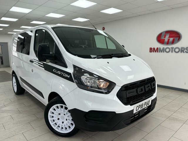 Ford Transit Custom 2.0 300 Ecoblue Crew Van 6 Seats Manu White