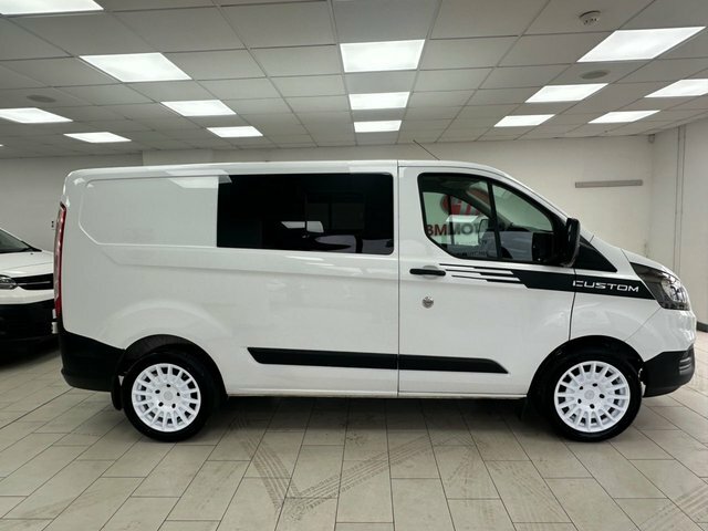 Ford Transit Custom 2.0 300 Ecoblue Crew Van 6 Seats Manu CP18PUO White #2