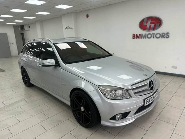 Mercedes-Benz C Class 2.1 C250 Cdi Blueefficiency Sport Estate Diese PN59NPD Silver #2