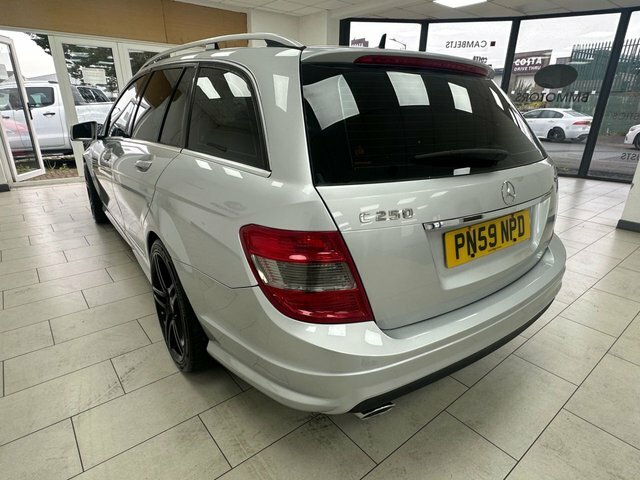 Mercedes-Benz C Class 2.1 C250 Cdi Blueefficiency Sport Estate Diese PN59NPD Silver #6
