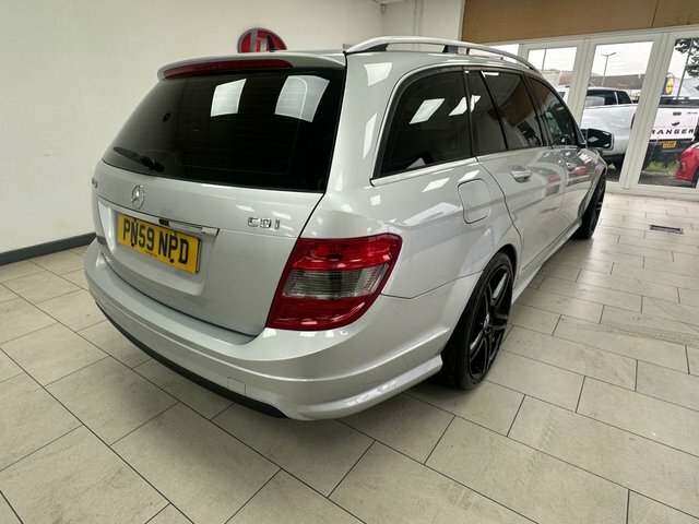 Mercedes-Benz C Class 2.1 C250 Cdi Blueefficiency Sport Estate Diese PN59NPD Silver #4