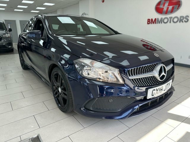 Mercedes-Benz A Class 1.5 A180d Amg Line Hatchback 7G-dct Eur GX18JTY Blue #6