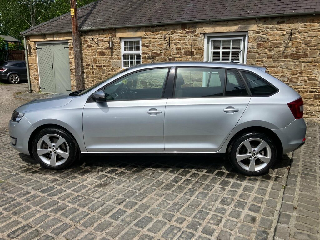 Skoda Rapid Spaceback 1.6 Tdi Se Tech Euro 6 Ss Silver #2