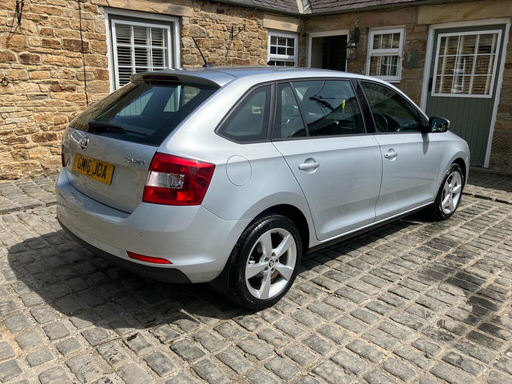 Skoda Rapid Spaceback 1.6 Tdi Se Tech Euro 6 Ss Silver #6