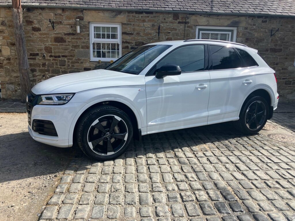 Audi Q5 2.0 Tdi 40 Black Edition S Tronic Quattro Euro 6 SW19OTE White #2