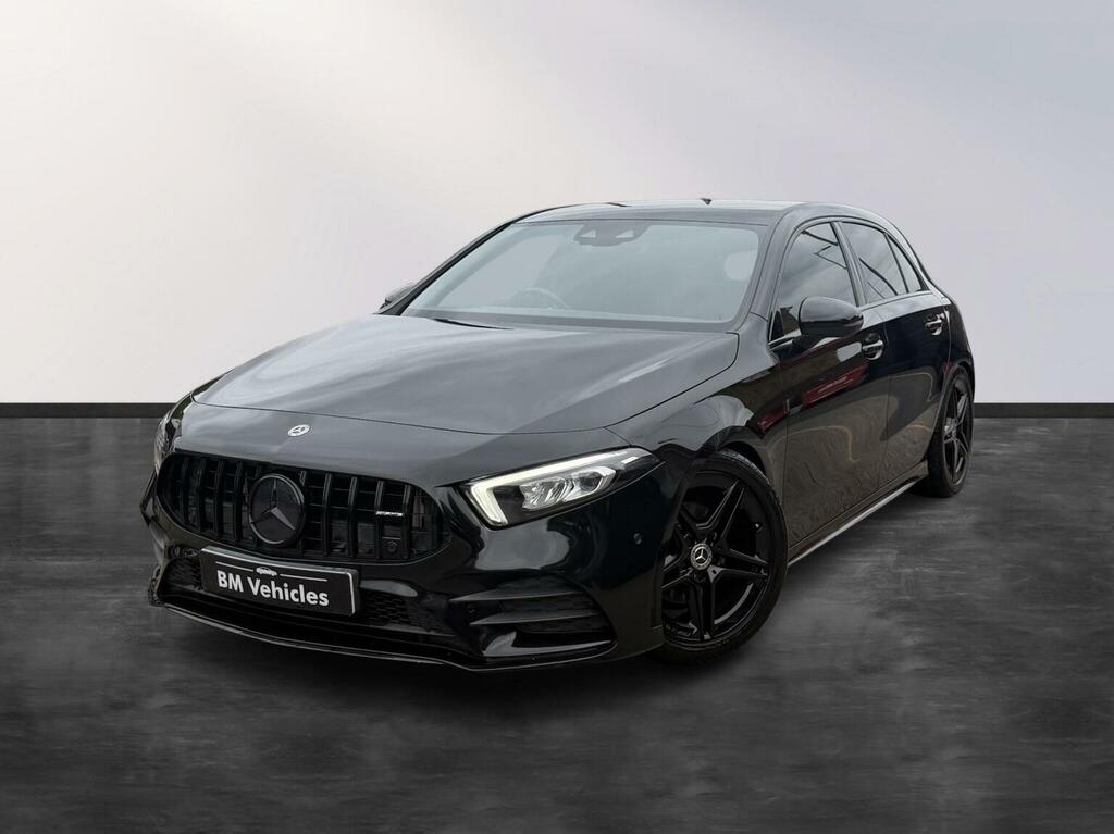 Mercedes-Benz A Class Hatchback 1.3 A200 Amg Line Premium 7G-dct Euro WD18SSJ Black #3