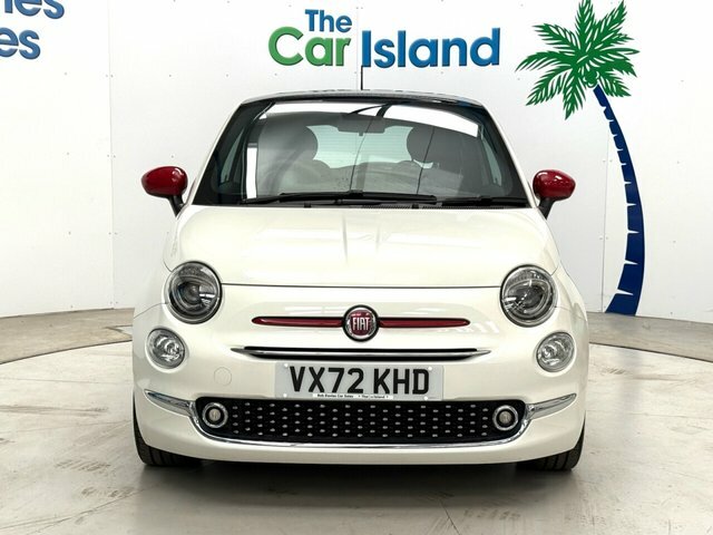 Fiat 500 Mhev Red Hatchback VX72KHD White #2