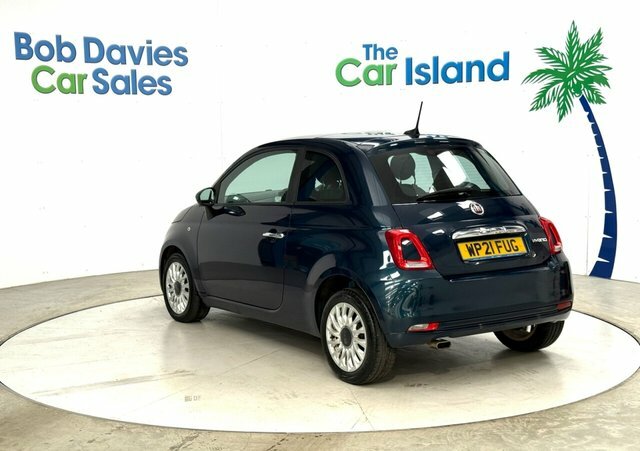 Fiat 500 Mhev Lounge Hatchback WP21FUG Blue #4