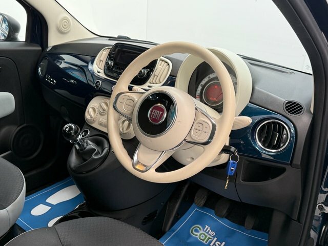 Fiat 500 Pop Hatchback HF19JMU Blue #5