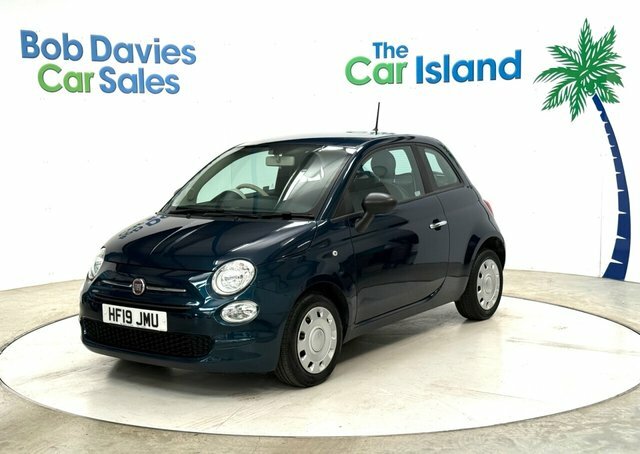 Fiat 500 Pop Hatchback HF19JMU Blue #2