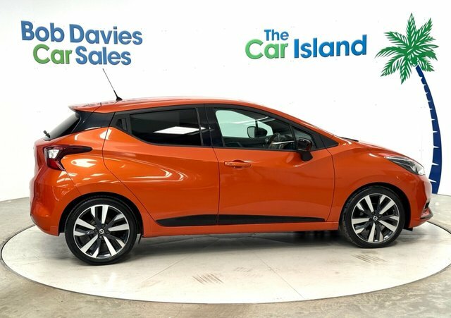 Nissan Micra Ig-t Tekna Hatchback CK67MJU Orange #6