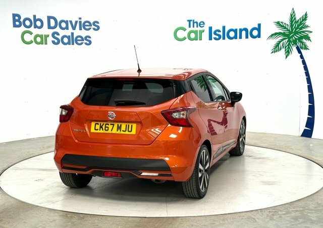 Nissan Micra Ig-t Tekna Hatchback CK67MJU Orange #5
