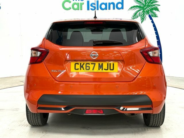 Nissan Micra Ig-t Tekna Hatchback CK67MJU Orange #4