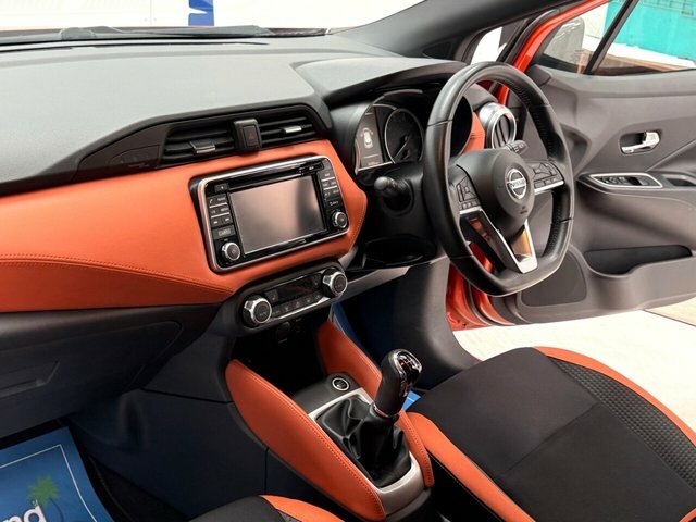 Nissan Micra Ig-t Tekna Hatchback CK67MJU Orange #2