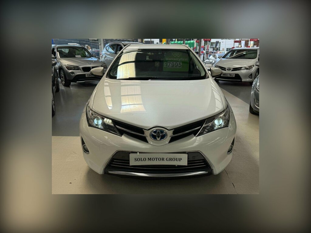 Toyota Auris 1.8 Vvt-h Excel Hatchback Hybrid Cvt Eu BU64VCJ White #2