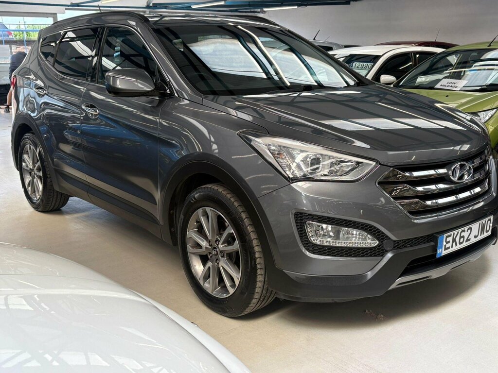 Hyundai Santa Fe 2.2 Crdi Premium 4Wd Euro 5 7 Seat EK62JWO Silver #2
