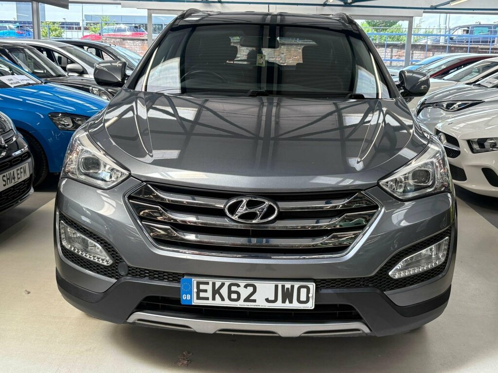 Hyundai Santa Fe 2.2 Crdi Premium 4Wd Euro 5 7 Seat EK62JWO Silver #4