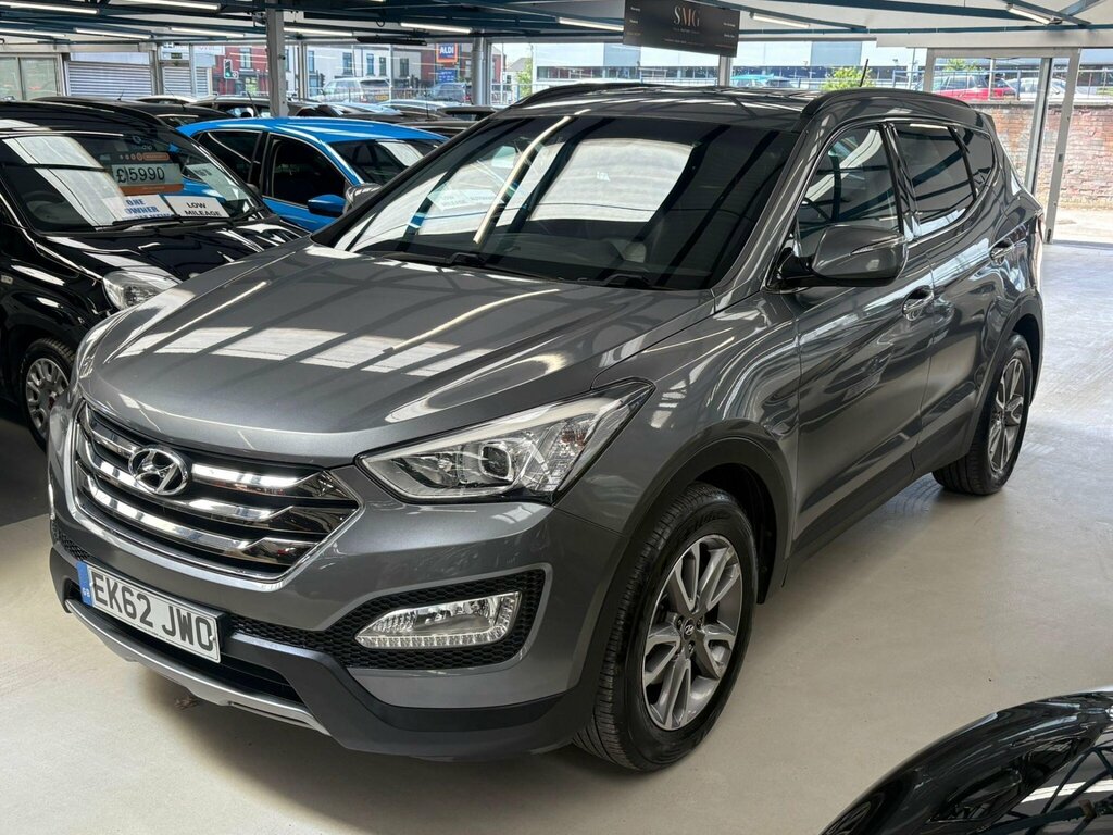 Hyundai Santa Fe 2.2 Crdi Premium 4Wd Euro 5 7 Seat EK62JWO Silver #3