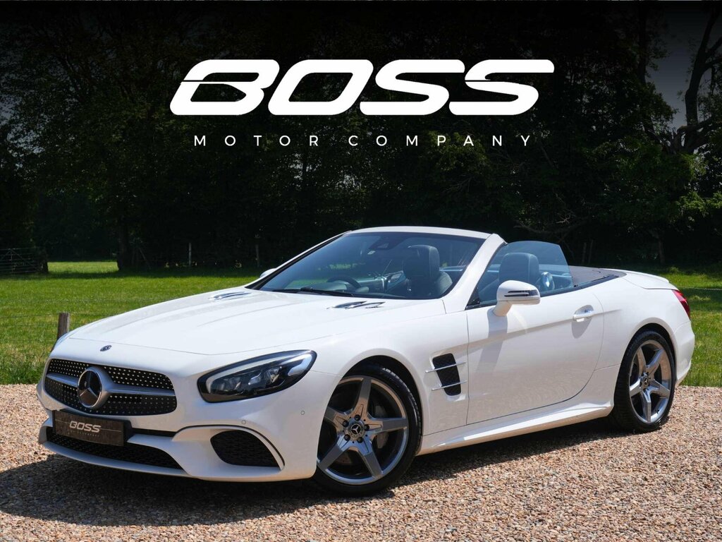Mercedes-Benz SL Class 3.0 Sl400 V6 Amg Line Premium Convertible Pe White