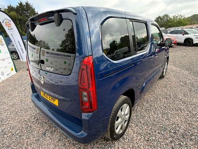 Vauxhall Combo Life 1.5 Turbo D Se Mpv Euro 6 S S SW21EHP Blue #4