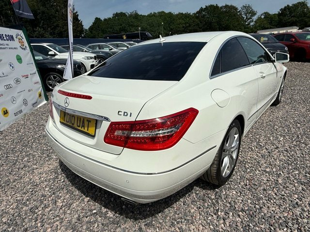 Mercedes-Benz E Class 3.0 E350 Cdi V6 Blueefficiency Se Coupe YD10UAT White #4