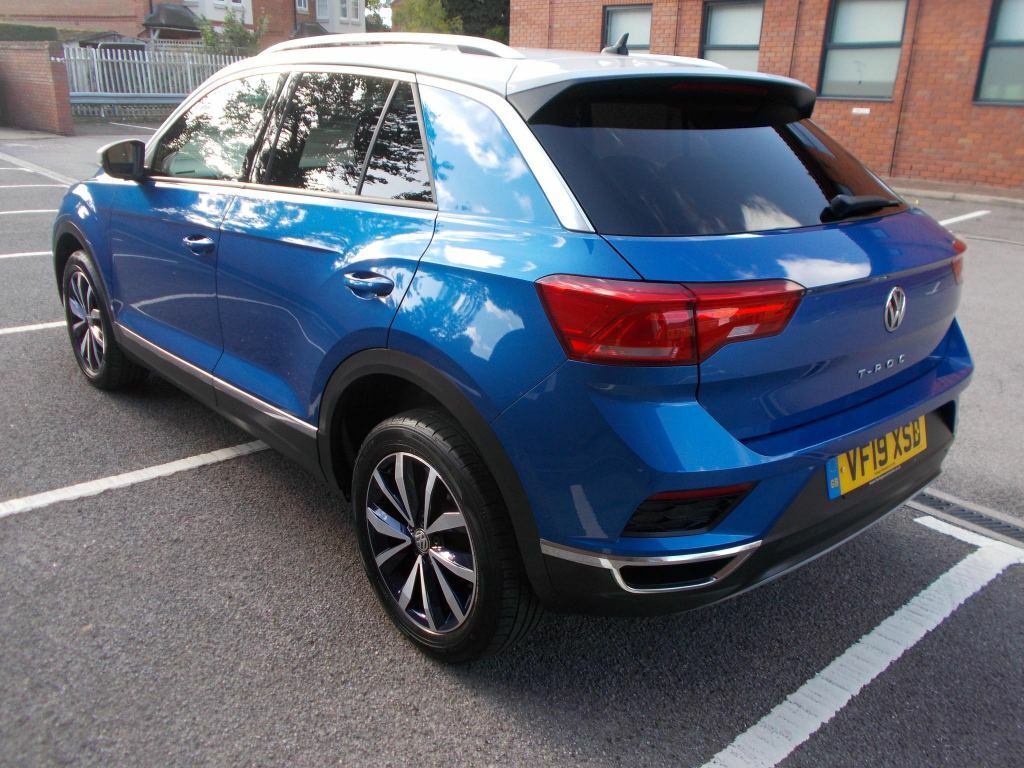 Volkswagen T-Roc Volkswagen T-roc 1.0 Tsi Gpf Design Suv Blue #4