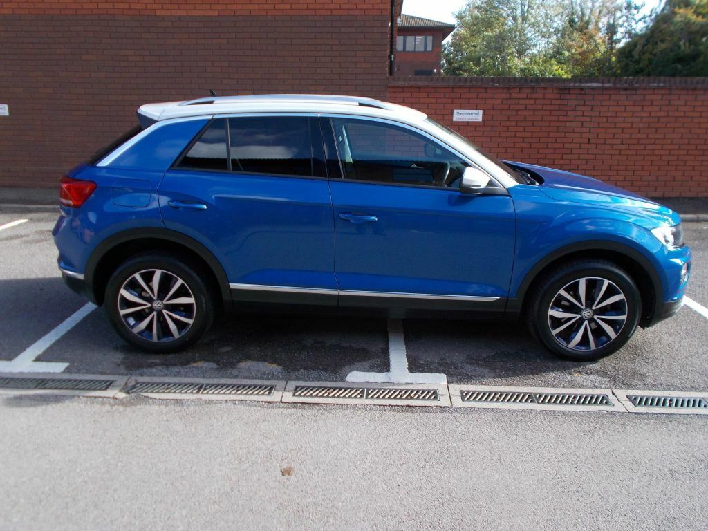 Volkswagen T-Roc Volkswagen T-roc 1.0 Tsi Gpf Design Suv Blue #3