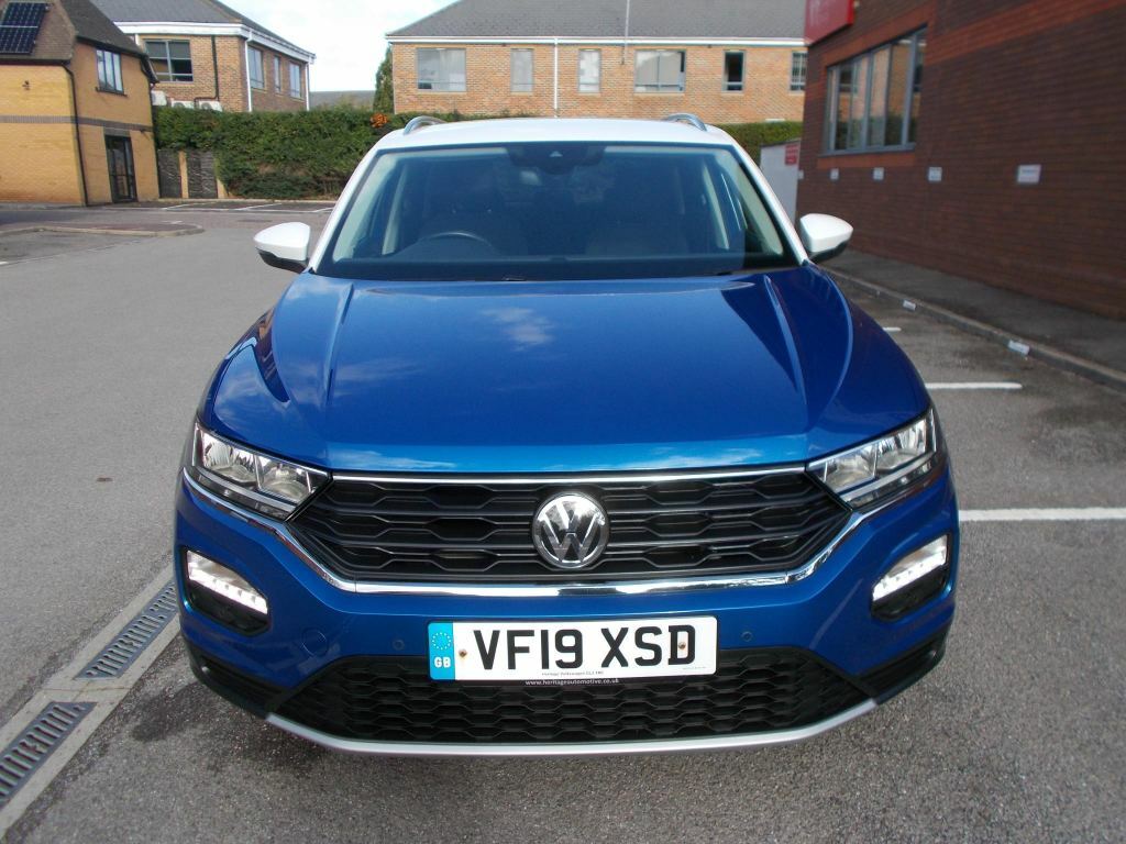 Volkswagen T-Roc Volkswagen T-roc 1.0 Tsi Gpf Design Suv Blue #5